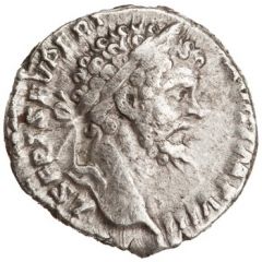 Denarius - Septimius Severus P M TR P IIII COS II P P, Minerva