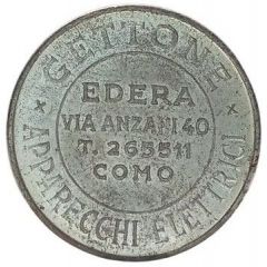 Jukebox Token - Gettone Apparecchi Elettrici Edera, Como