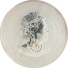 1 Dollar - Elizabeth II 6th Portrait - Year of the Ox - Coloured