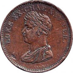 1 Penny 1818 - Luke Chapter XX, Verse XXV