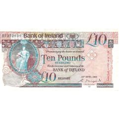 10 Pounds Bank of Ireland - Old Bushmills Distillery
