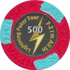 Poker Chip - Lightning Poker Tour 500