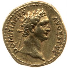 Aureus - Domitian GERMANICVS COS XV, Minerva