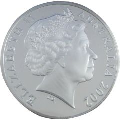 5 Dollars - Elizabeth II 4th Portrait - Endeavour - Masterpieces in Silver