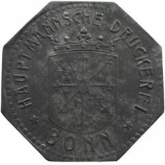 25 Pfennig - Bonn Hauptmannsche Druckerei