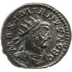 Antoninianus - Galerius AVSPIC FEL, Liberalitas