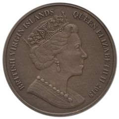 20 Dollars - Elizabeth II Pegasus, Silver Antique Finish