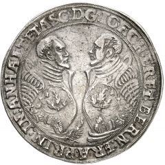 1 Thaler - Joachim II Ernest and Bernhard VII