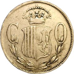 5 Pesetas Casino Orcelitano