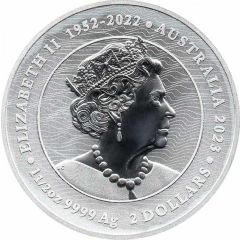 2 Dollars - Elizabeth II 6th Portrait; In the name of - Australian Sea Lion