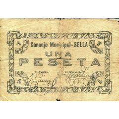 1 Peseta Sella