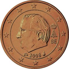 5 Euro Cents - Albert II 2nd type, 2nd portrait