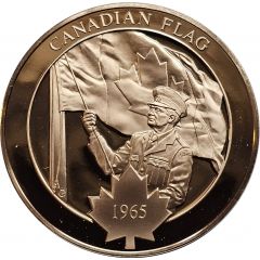 Medal - Medallic History of Canada Canadian Flag