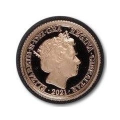 1/4 Sovereign - Elizabeth II Elizabeth II and the Lion
