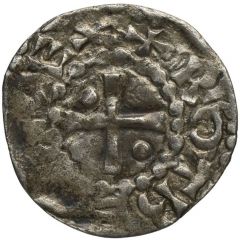 Denier - Robert II Soissons mint
