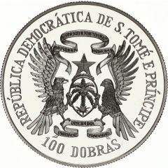 100 Dobras Independence, Silver Proof