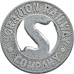 Reduced Rate Fare - Scranton Railway Company Scranton, Pennsylvania