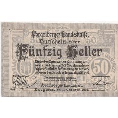 50 Heller Vorarlberg
