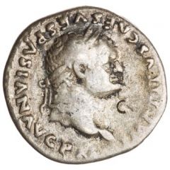 Denarius - Titus TR P VIIII IMP XIIII COS VII P P
