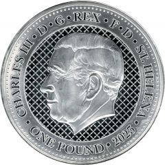 1 Pound - Charles III Cash India Wildlife: Macaque Monkey