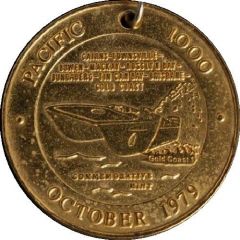 Medal - Gold Coast Dollar - Pacific 1000 Event Souvenir