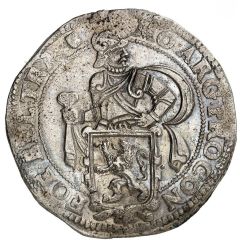 1 Daalder `Leeuwendaalder` Divided date reverse, knight without plume