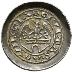 Denaro - Berthold of Merania Eagle
