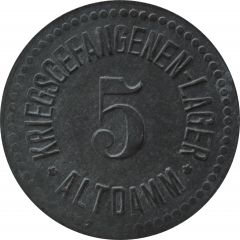 5 Pfennig - Altdamm Kriegsgefangenenlager