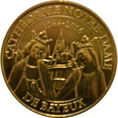 Tourist token - Monnaie de Paris - Bayeux - Cathédrale Notre-Dame de Bayeux 950 ans