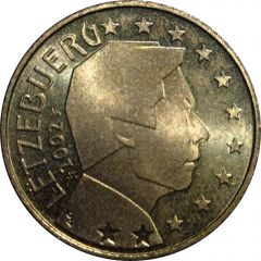 50 Euro Cents - Henri I 1st map
