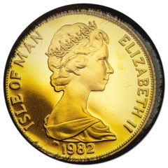 1 Crown - Elizabeth II P.S. Mona`s Queen II, Gold Proof