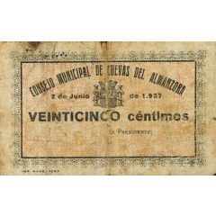 25 Céntimos Cuevas del Almanzora