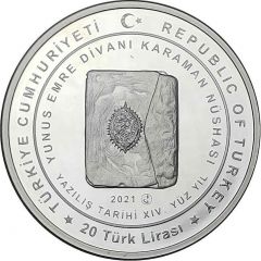 20 Lira Karaman Yumus Emre Tomb
