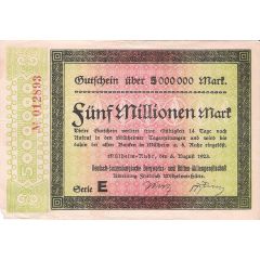 5 000 000 Mark Deutsch-Luxemburgische Bergwerks- und Hütten-AG