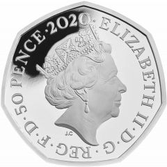 50 Pence - Elizabeth II Piglet, Silver Proof