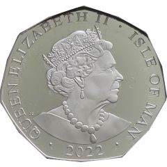 50 Pence - Elizabeth II Platinum Jubilee, Silver 1oz