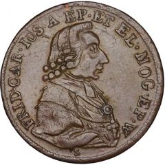 1/2 Kreutzer - Frederick Charles Joseph of Erthal