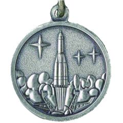 Miniature medal - For Merit in Space Exploration