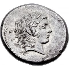 Denarius Marcia: Lucius Marcius Censorinus, L•CENSOR