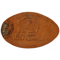 Elongated coin - Kölner Zoo