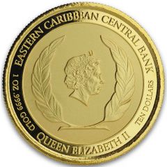 10 Dollars - Elizabeth II Diving Paradise, Colourised