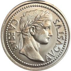 1/2 Ounce Silver - Caesar Augustus