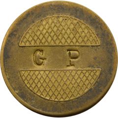 Token - Aloyse Anen Fils Luxembourg countermarked `G P`