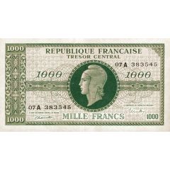 1000 Francs - Marianne type 1945