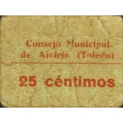 25 Céntimos Ajofrín