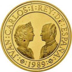 80 000 Pesetas - Juan Carlos I Ferdinand II and Isabella I