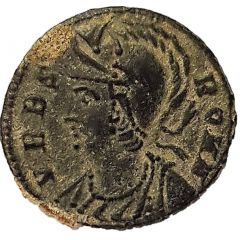 Nummus - Constantinus I VRBS ROMA, GLORIA EXERCITVS, Heraclea