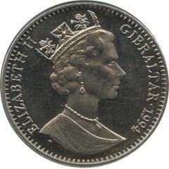 1 Crown - Elizabeth II Spanish Eagle