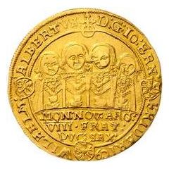 3 Goldgulden - John Ernest I and his seven brothers