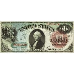 1 Dollar United States Treasury, `Rainbow Note`